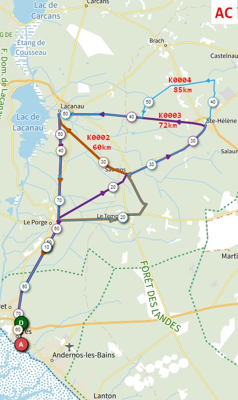 Parcours du Vendredi
